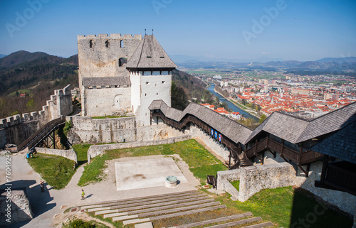 Foto Celje castle, tourist attraction, Slovenia