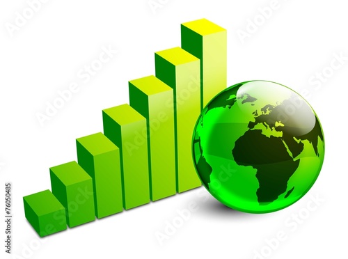 grafico, istogramma, mondo, globale, pianeta