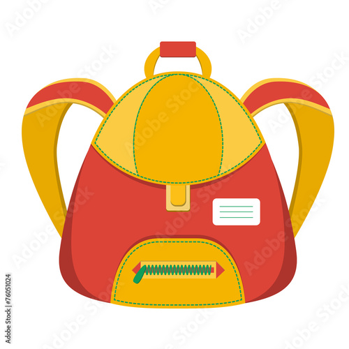 schoolbag, vector icon backpack