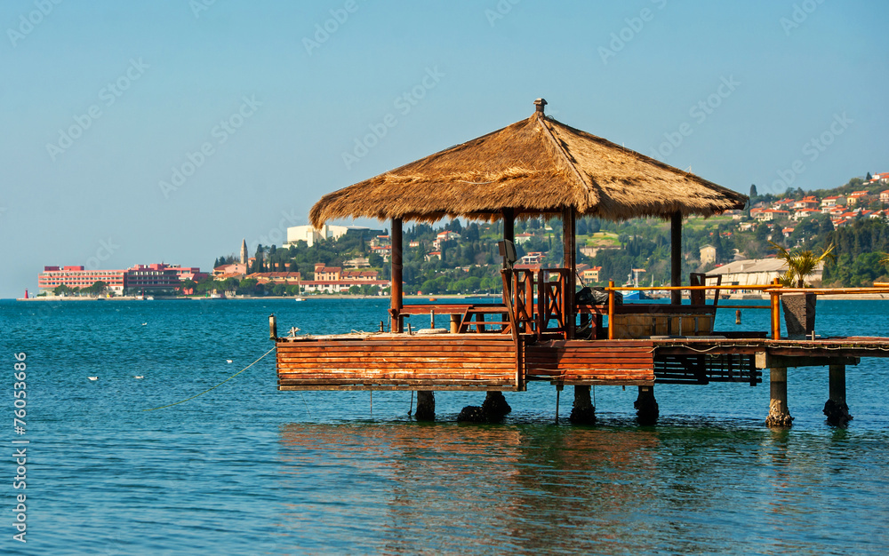 Town Portoroz, adriatic sea, Slovenia Town Portoroz, adriatic sea, Slovenia