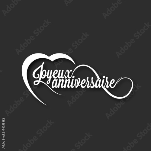 joyeux anniversaire