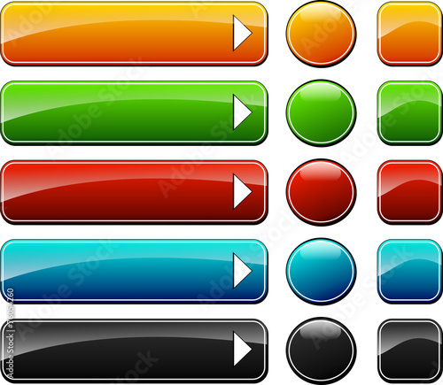 various web buttons