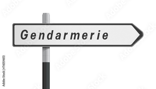 Panneau - Gendarmerie