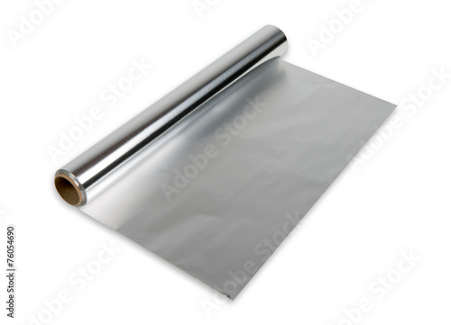 Konstfotografi aluminum foil roll