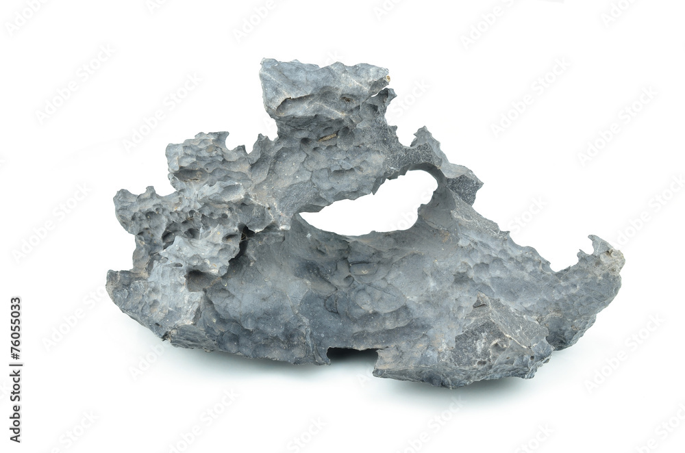 Obraz premium stone isolated on white background.