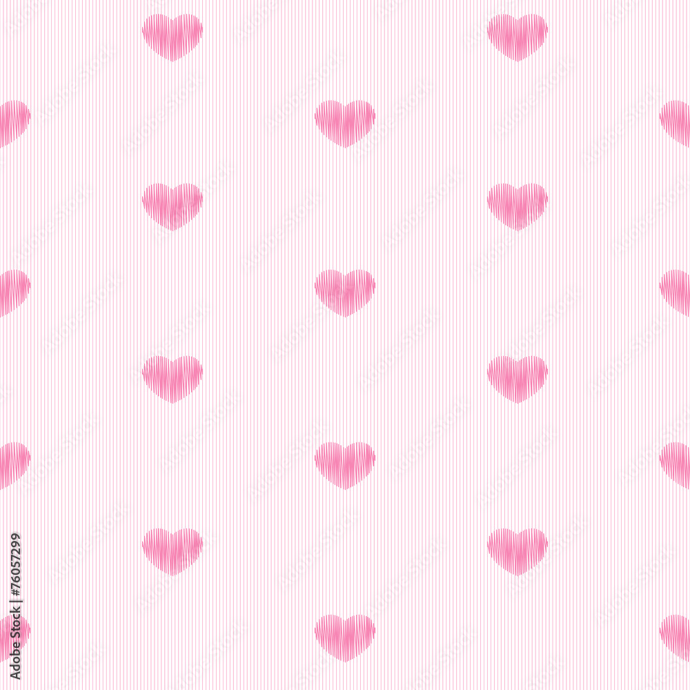 Cute vector seamless patterns (tiling). Pink color. Endless