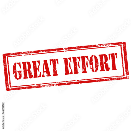 Great Effort-stamp
