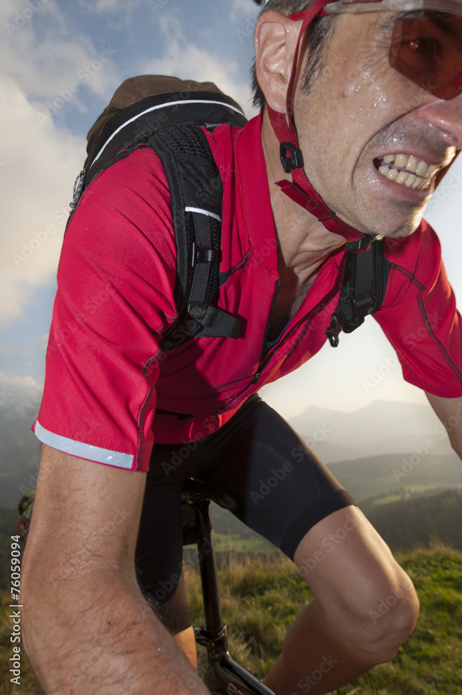 Fototapeta premium Athletes during extreme stress