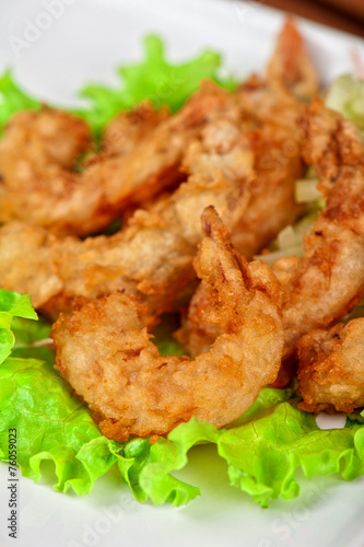 Fried shrimps