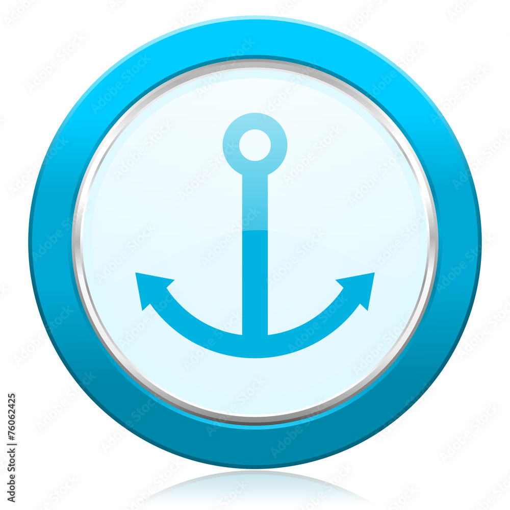 anchor icon sail sign anchor icon sail sign