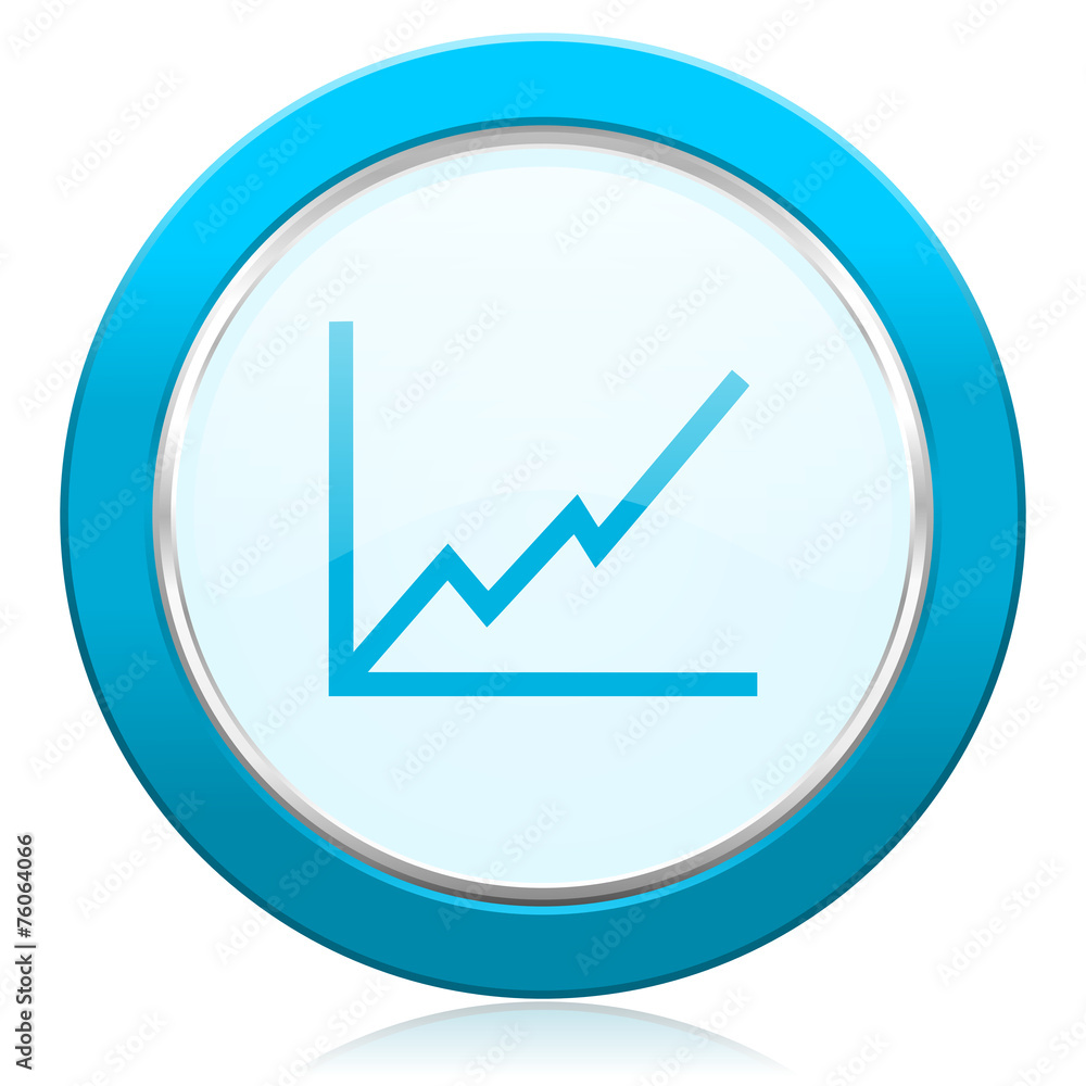 chart icon stock sign chart icon stock sign