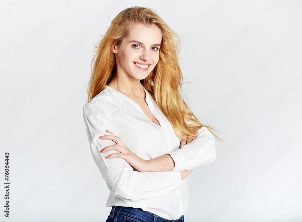 Beautiful young smiling woman. Young business woman. Beautiful young smiling woman. Young business woman.