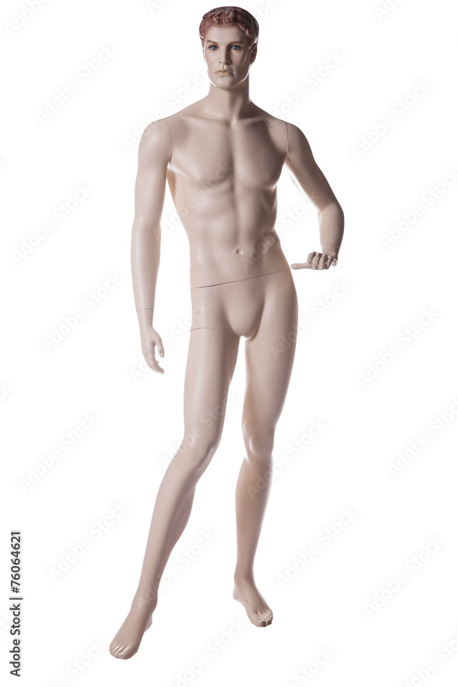 mannequin male isolated. maneken