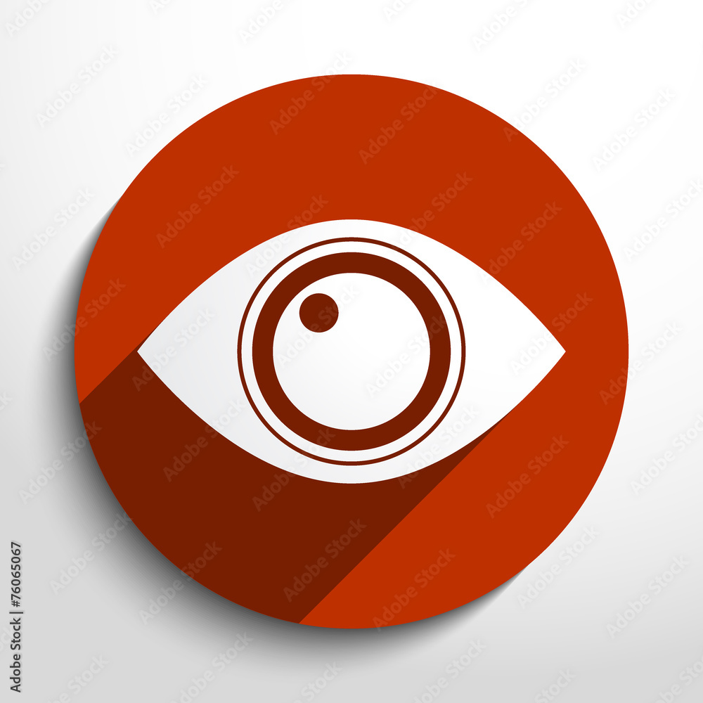 Vector eye web icon. Vector eye web icon.