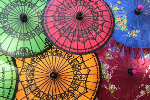 Ombrelles Birmanes photo