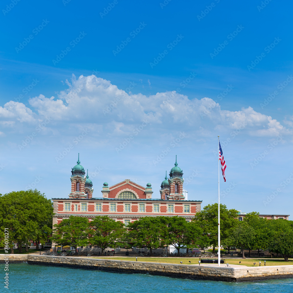 Obraz premium Ellis Island Immigration Museum Jersey city NY