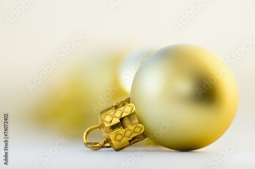 Golden Christmas toy ball