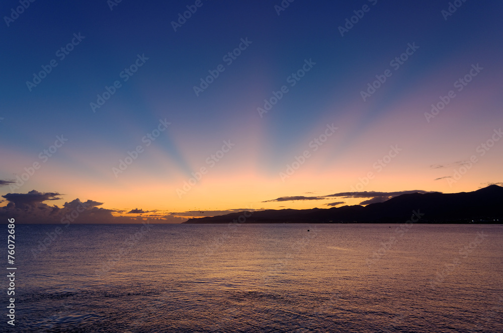 Fototapeta premium Sunrise on Crete
