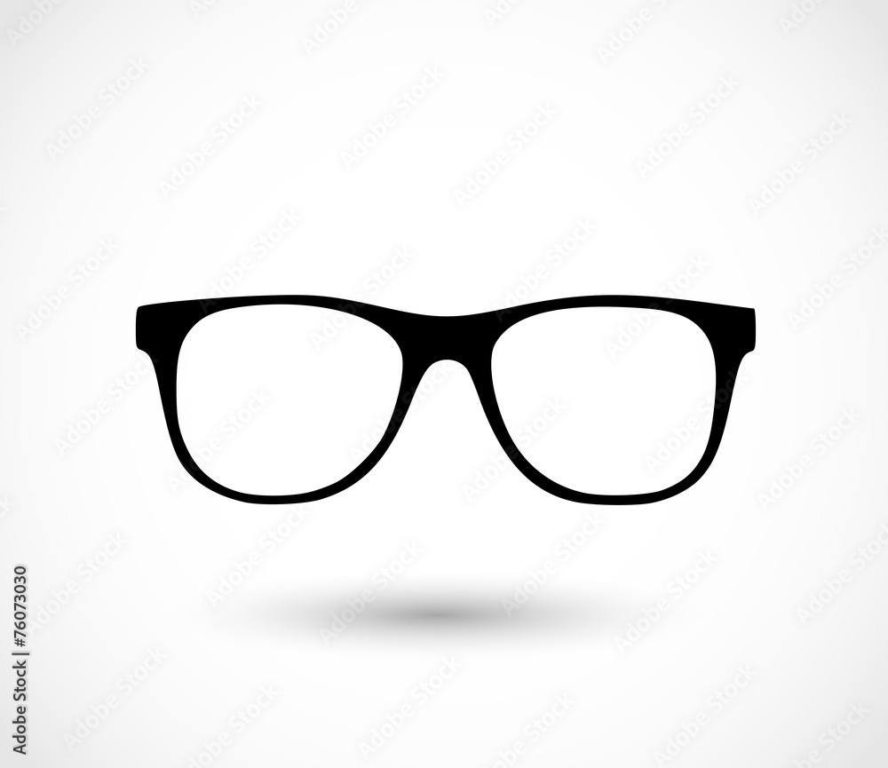Glasses icon vector Glasses icon vector
