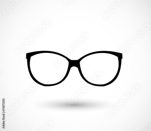 Glasses icon vector