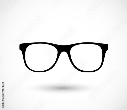 Glasses icon vector