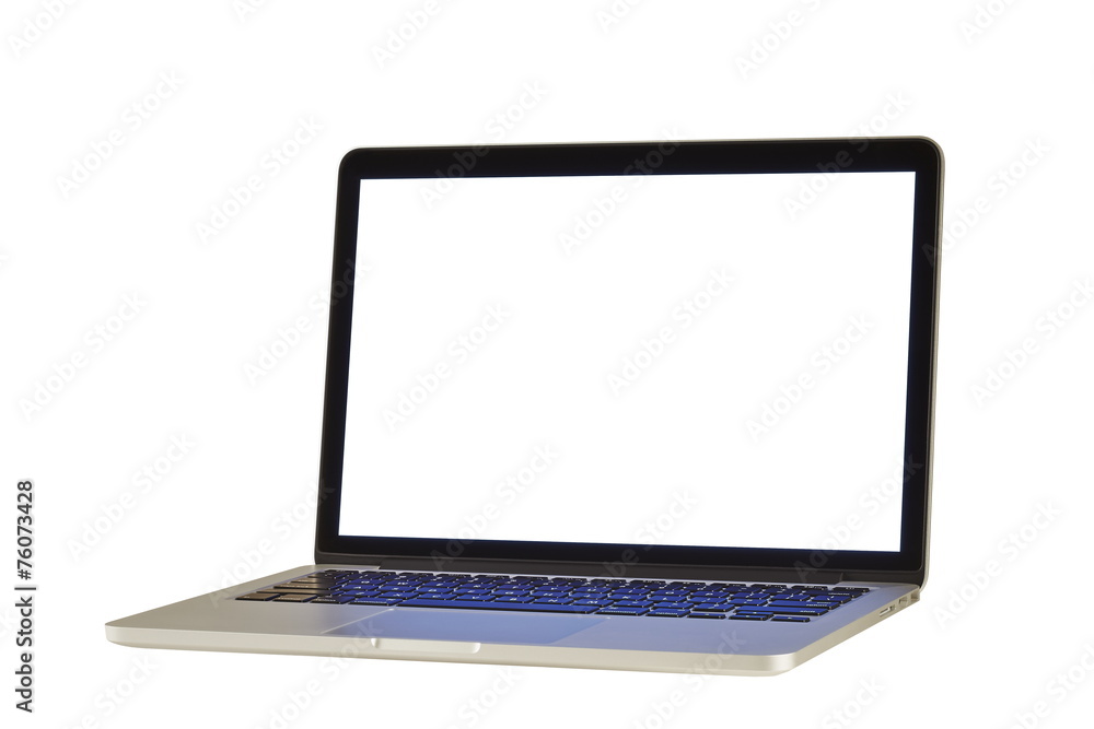 Laptop computer isolated on white Laptop computer isolated on white