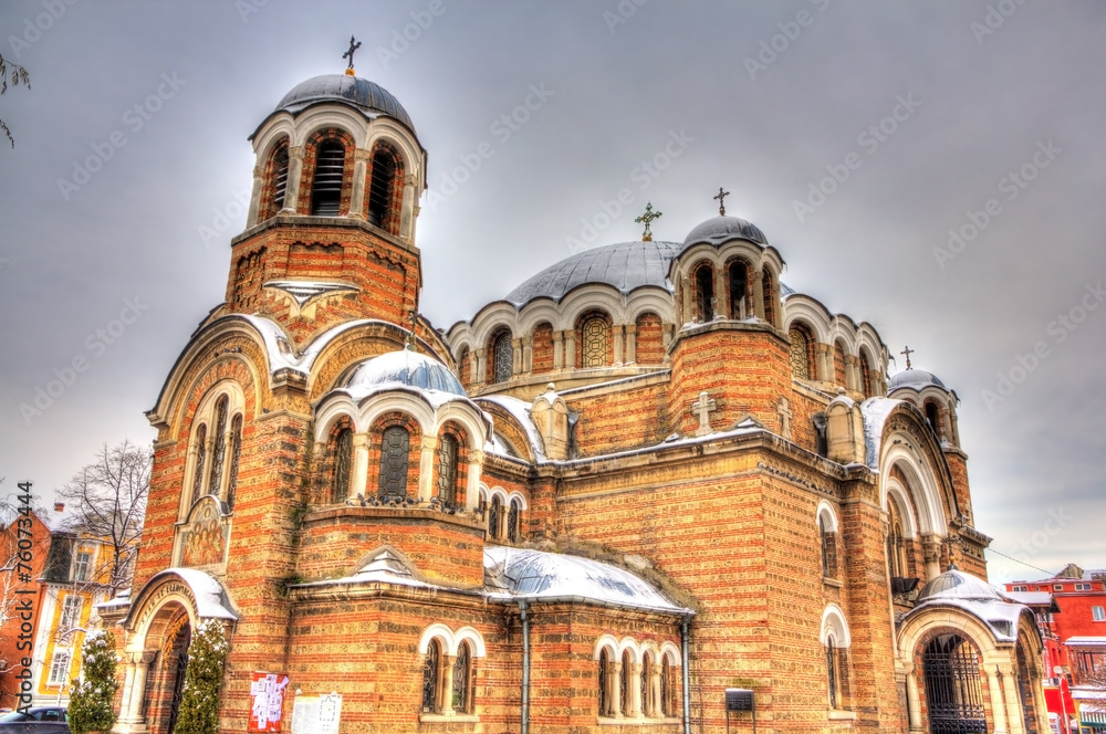 Fototapeta premium Sveti Sedmochislenitsi Church in Sofia - Bulgaria