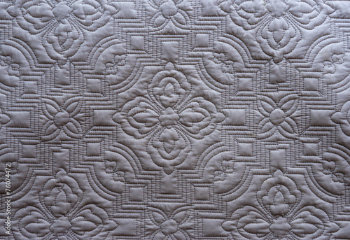 Quilt fabric texture background