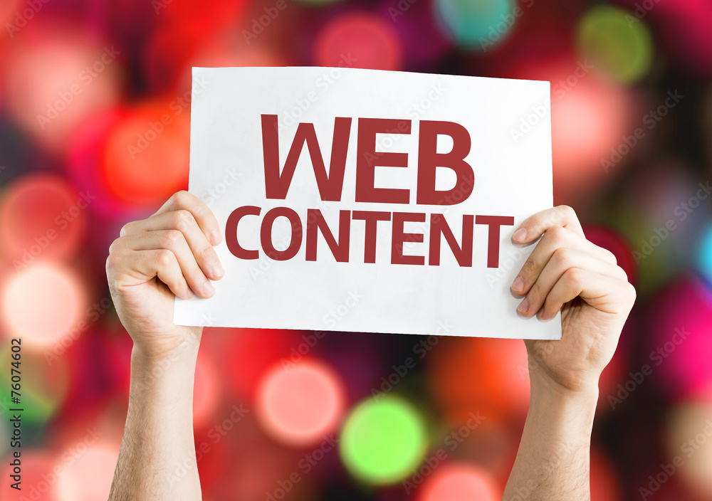 Web Content card with colorful background Web Content card with colorful background