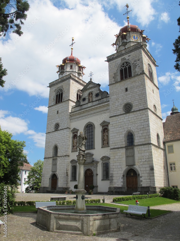 Klosterkirche - Klosterinsel Rheinau (Schweiz)