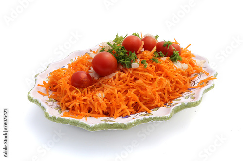 salade de carottes râpées photo