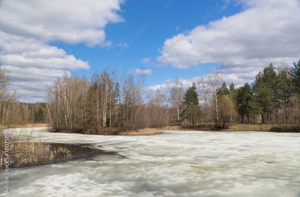 Lake in early spring 2