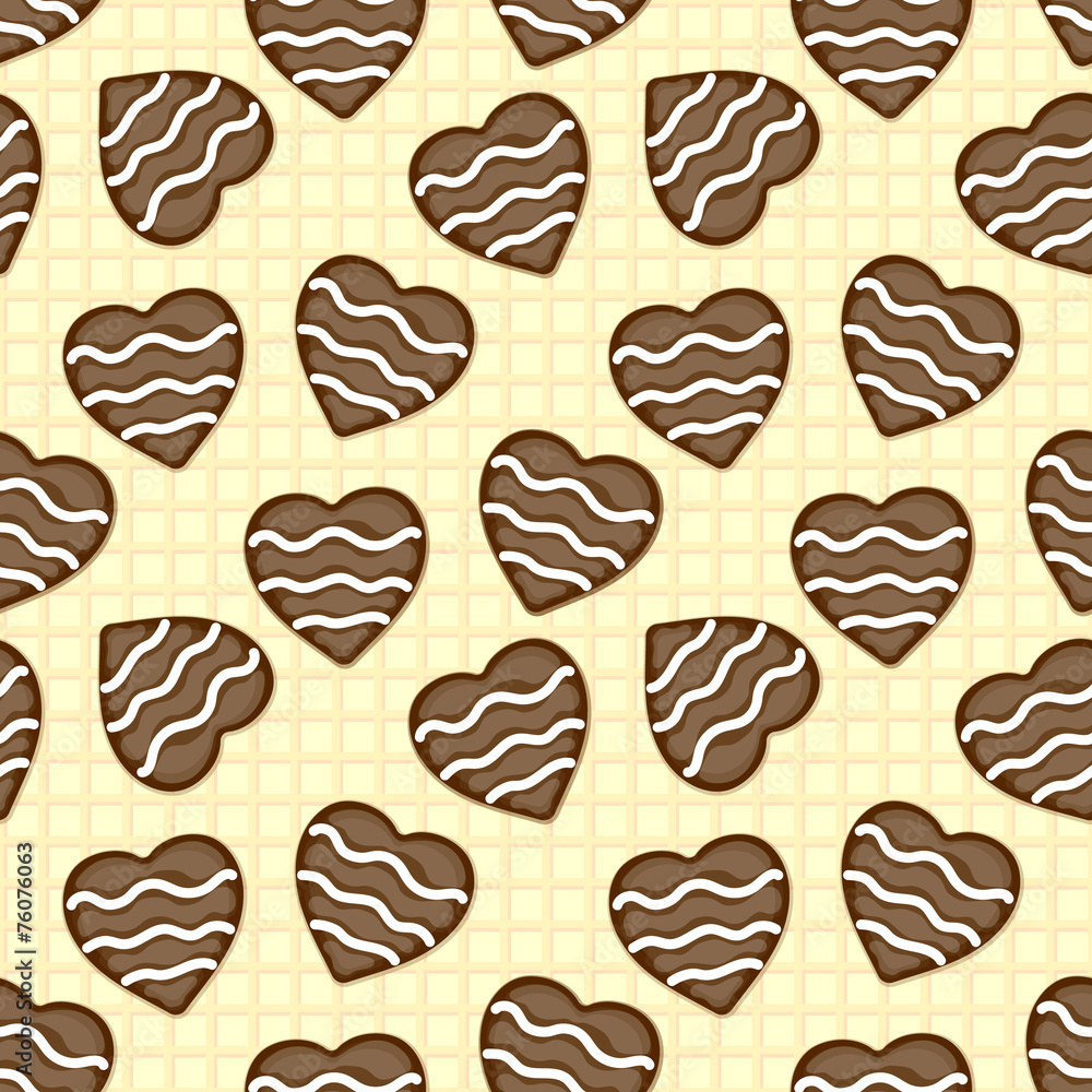 background of chocolate hearts background of chocolate hearts