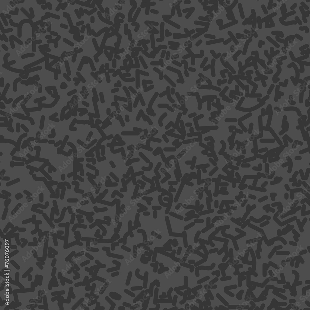 Fototapeta premium Dark scribble abstract pattern. Vector
