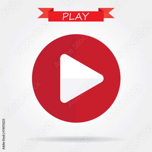 Free Download Play button icon - GFXLoad