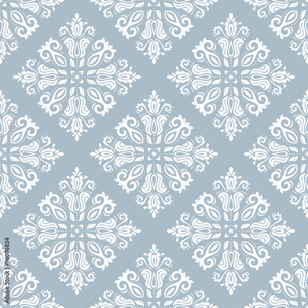 Damask Seamless Pattern. Orient Background Damask Seamless Pattern. Orient Background
