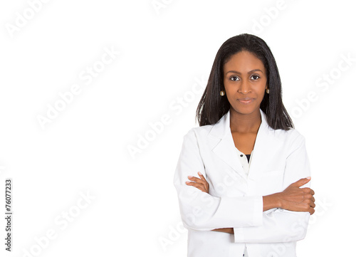 smiling doctor, pharmacist, happy scientist researcher