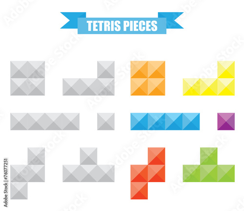 Tetris pieces