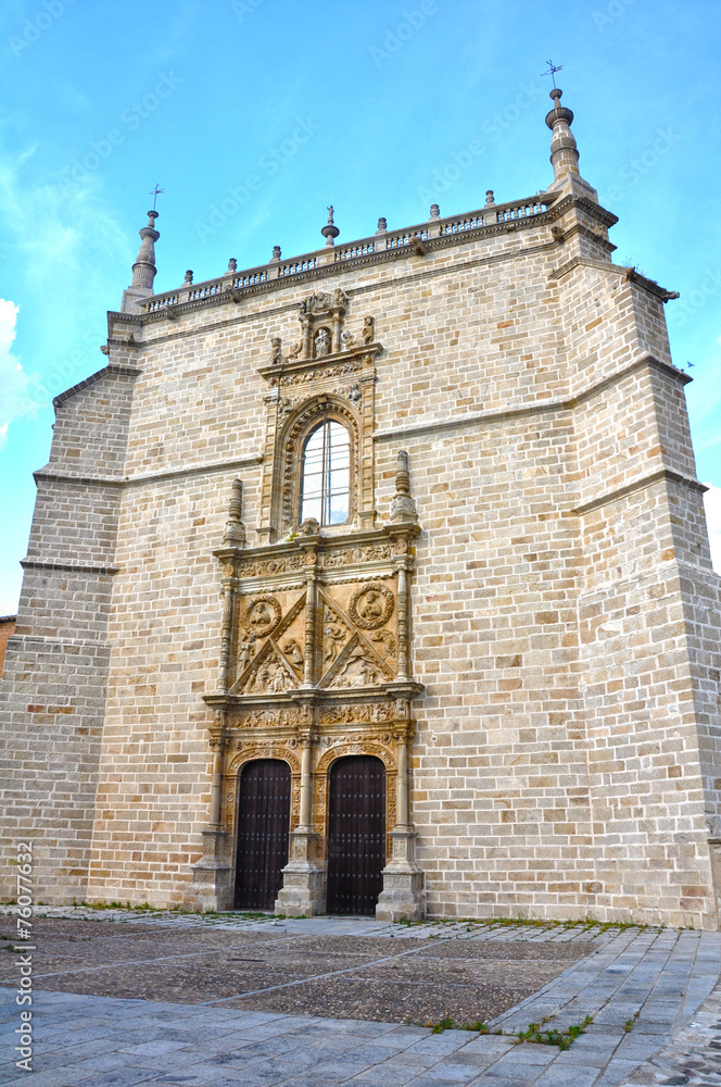 Plateresco en la catedral de Coria, Cáceres, Extremadura
