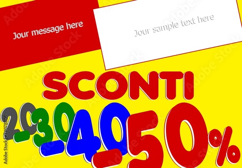 MANIFESTO SCONTI 30 40 50