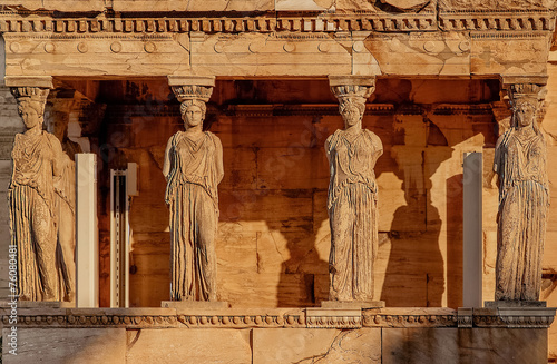 Caryatides, Acropolis of Athens, Greece