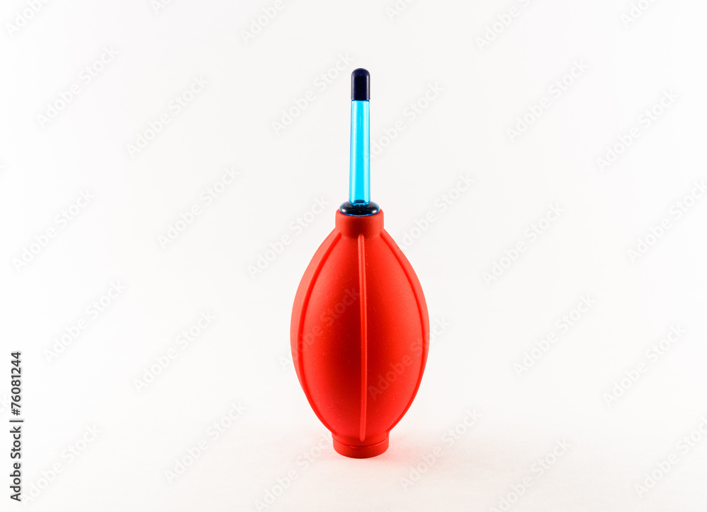 Standing red mini air blower Standing red mini air blower