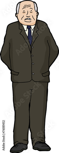 Man with Hands Behind Back