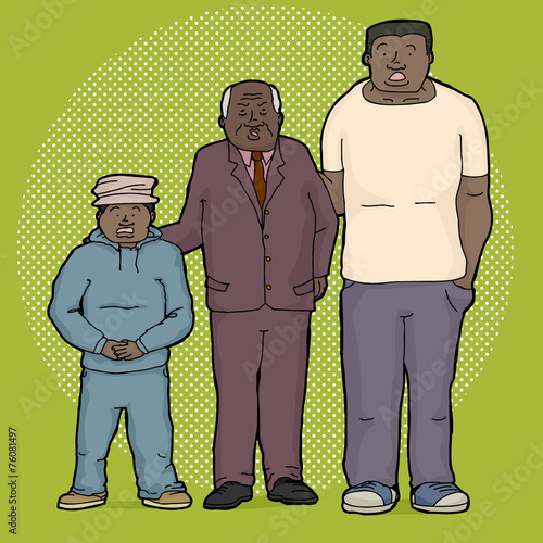 Three Shocked Relatives