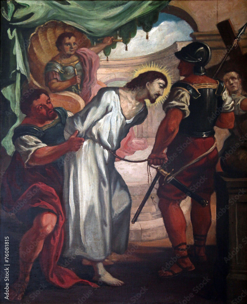 1st Stations of the Cross, Jesus is condemned to death 1st Stations of the Cross, Jesus is condemned to death