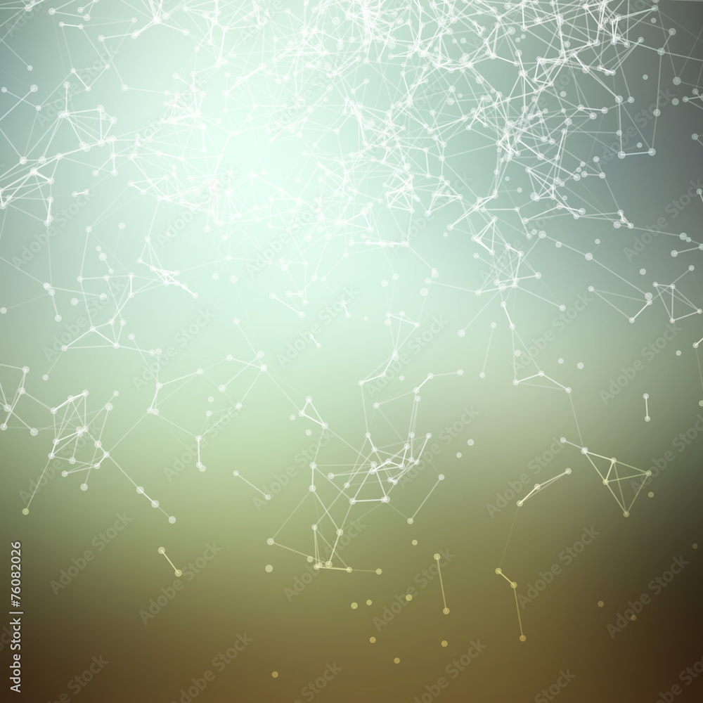 Geometric smooth abstract background. Connecting dots with lines Geometric smooth abstract background. Connecting dots with lines