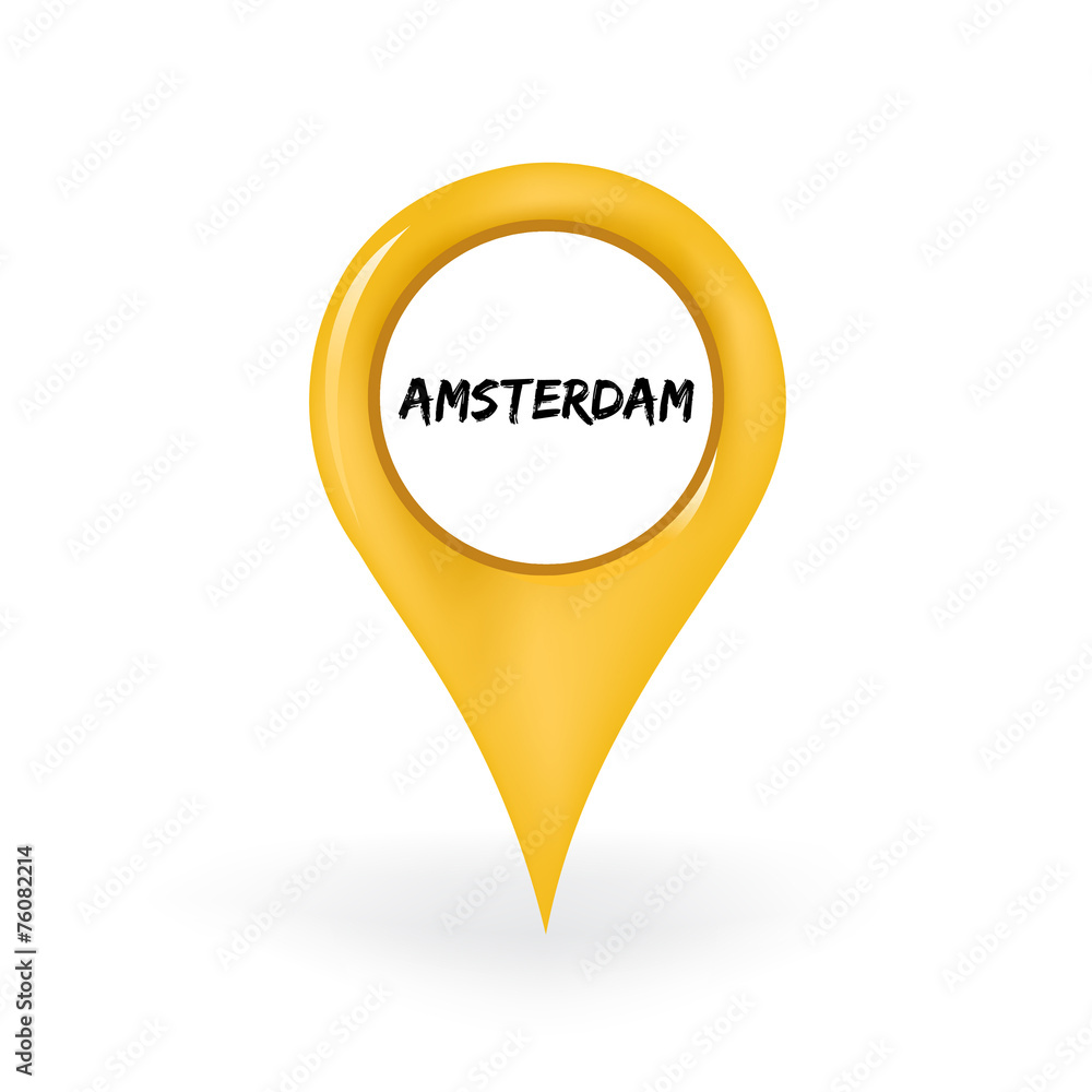 Naklejka premium Location Amsterdam