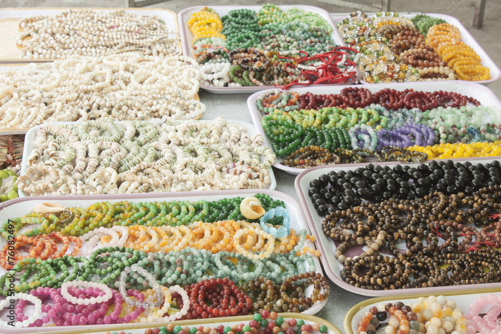 Fototapeta premium Bracelet market