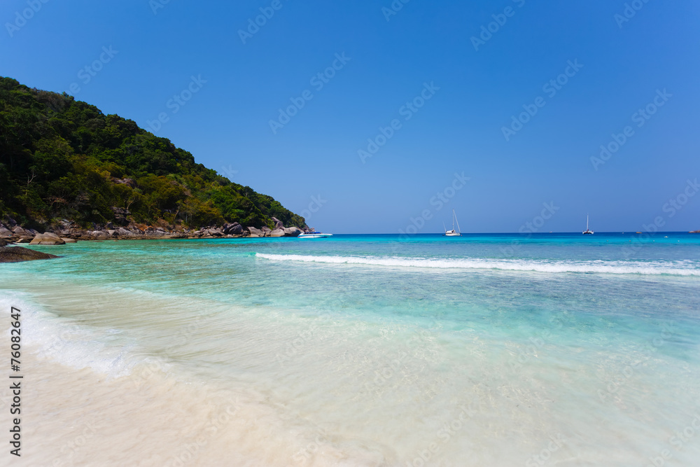 Similan islands beach sea