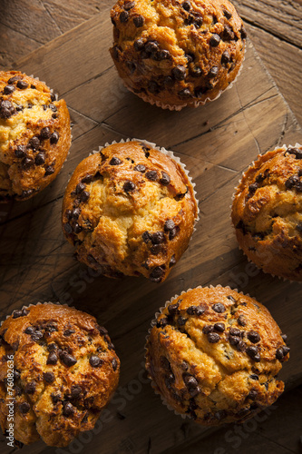 Homemade Chocolate Chip Muffins